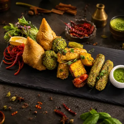 Veg Tandoori All In One Platter